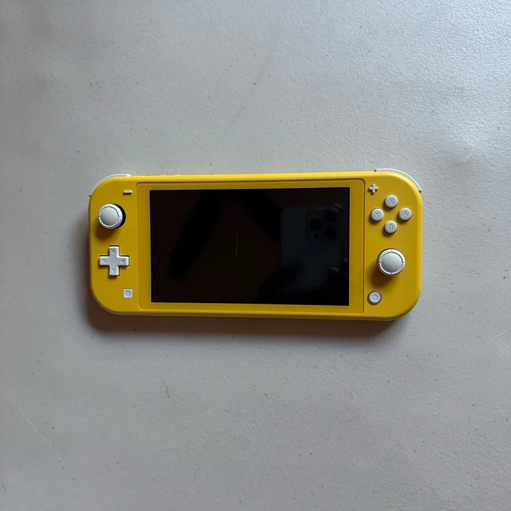 Yellow Handheld Gaming Console